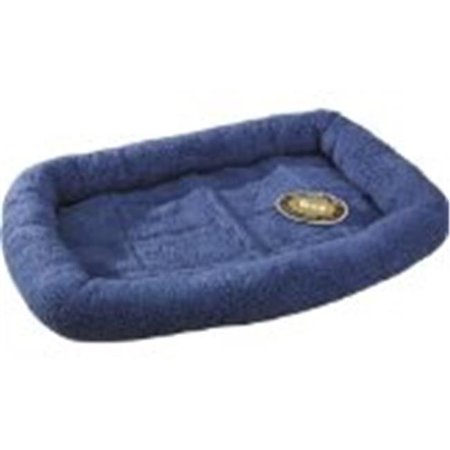 SLUMBER PET Slumber Pet ZW260 36 90 Sherpa Crate Bed 35.75 x 22.75 In Slate Blue ZW260 36 90